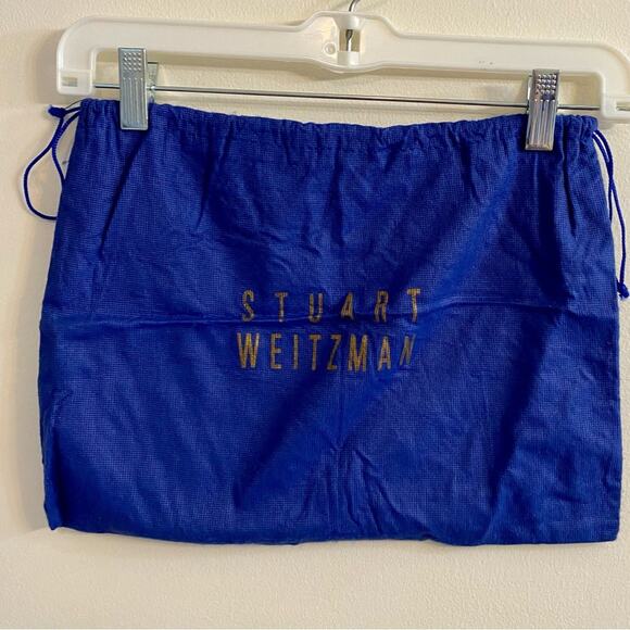 Stuart Weitzman Small Size Blue Purse Shoe Protector Dust Bag 11” x 15” Travel - Picture 1 of 8
